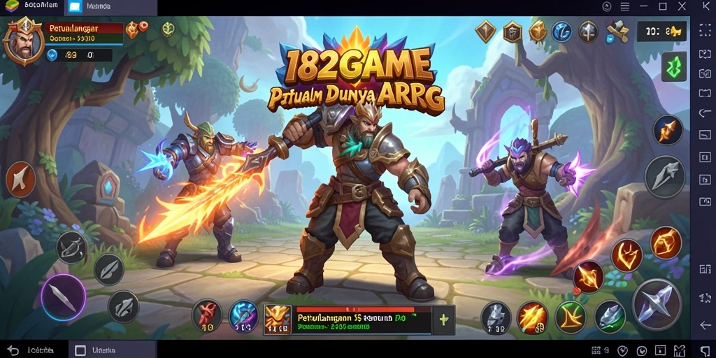Tampilan gameplay seru di dunia magis 182GAME.