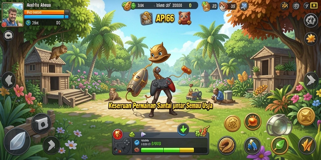 Screenshot gameplay API66 yang menampilkan keseruan dalam permainan santai.