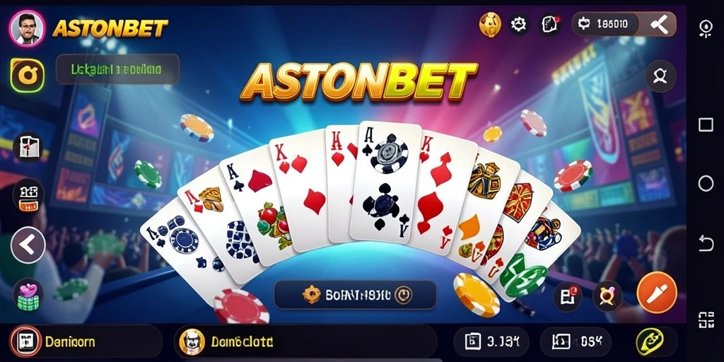 Tampilan gameplay menarik dari permainan Domino ASTONBET.