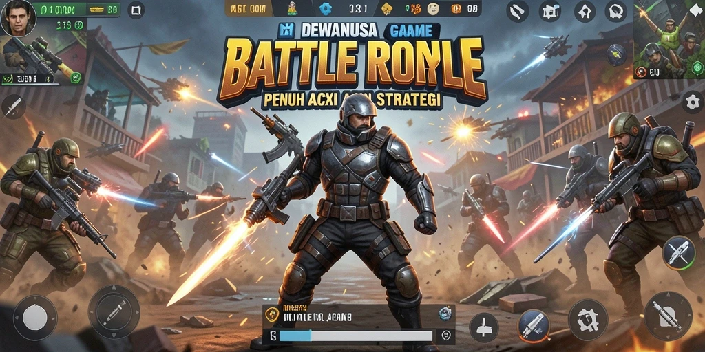Tampilan gameplay menarik di DEWANUSA dengan aksi pertempuran intens.