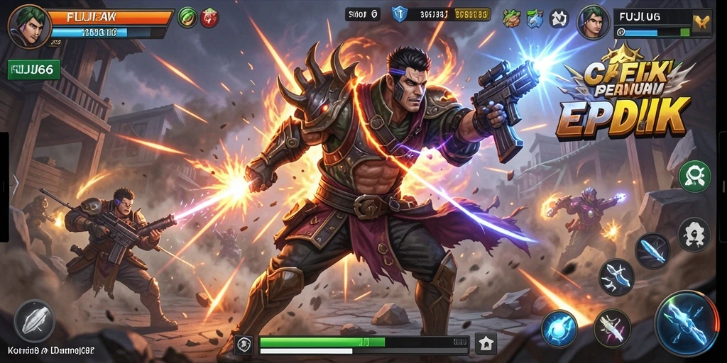 Tampilan aksi seru dalam game FUJI66 yang menegangkan.