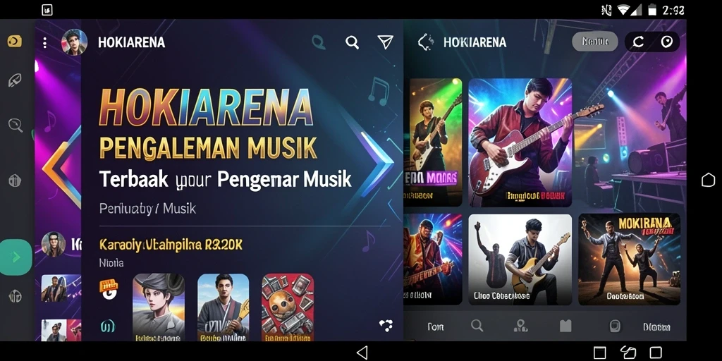 Screenshot HOKIARENA menunjukkan gameplay yang interaktif dan seru.