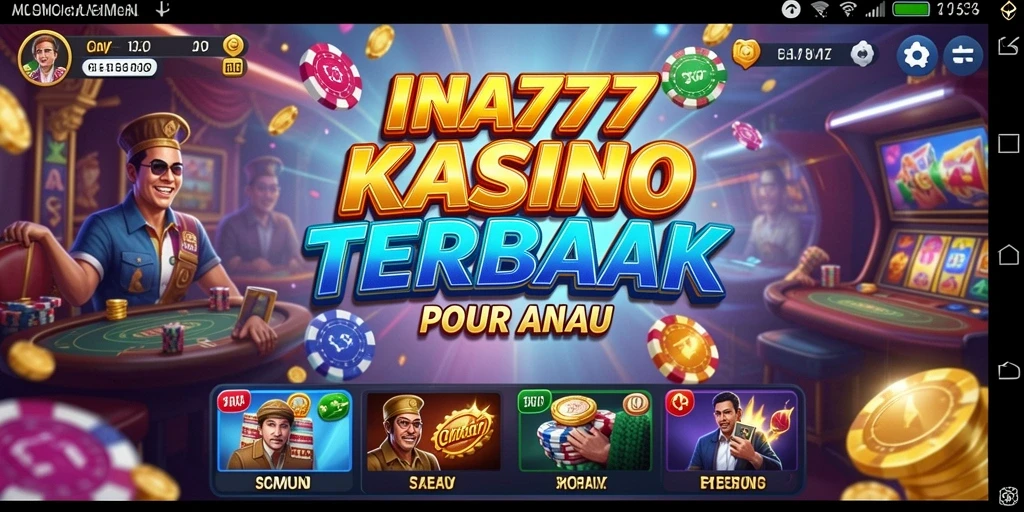 Tampilan gameplay kasino yang mendebarkan di INA777 dengan grafis menakjubkan.