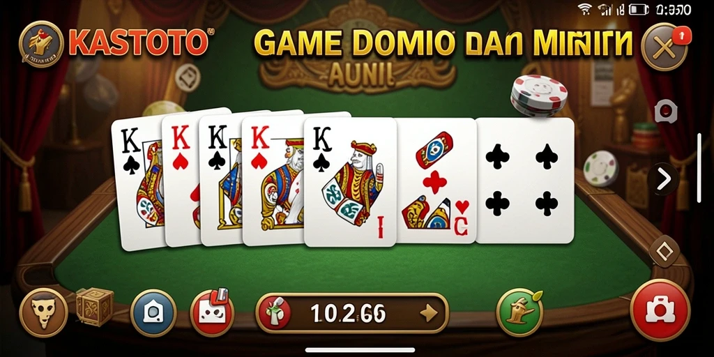 Tampilan gameplay KASTOTO yang seru dan interaktif.
