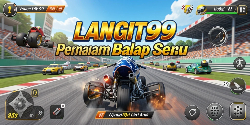 Gameplay seru LANGIT99 dengan balapan mendebarkan dan grafis menawan.