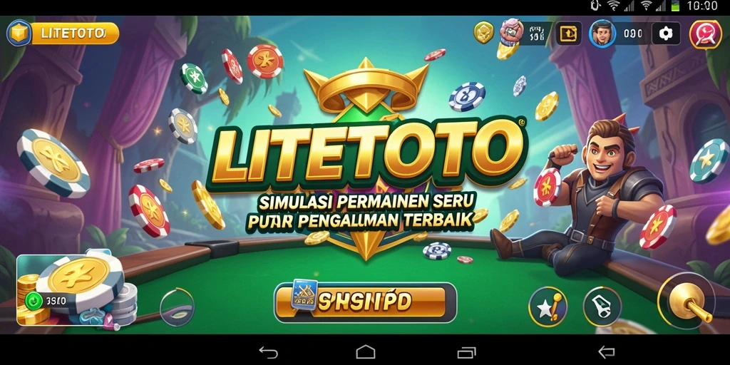 Tangkapan layar utama <strong>LITETOTO</strong> menampilkan gameplay mendebarkan di dunia simulasi.