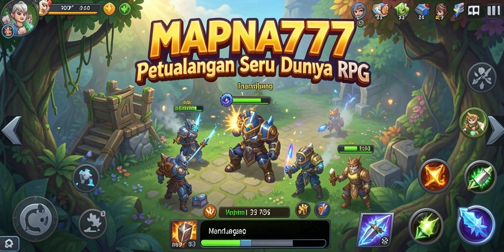 Tampilan gameplay RPG yang mendebarkan di MAPNA777.