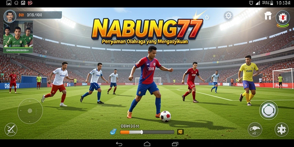 Tampilan gameplay <strong>NABUNG77</strong> yang seru dan interaktif bagi penggemar olahraga.