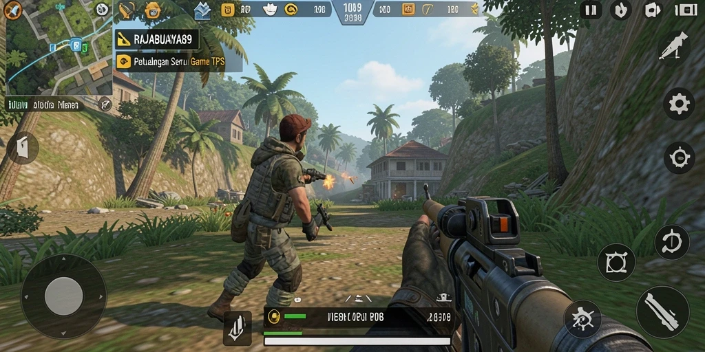 Tampilan menarik dari gameplay seru RAJABUAYA89.