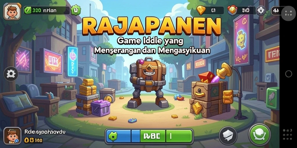 Tampilan gameplay RAJAPANEN yang menarik dan mendebarkan.