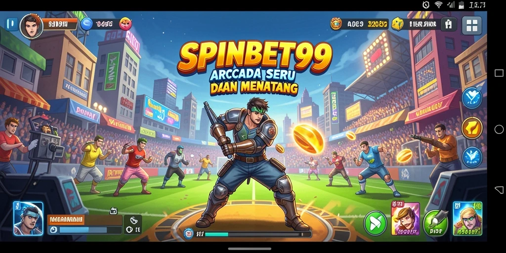 Tampilan gameplay seru dan penuh warna dari SPINBET99.
