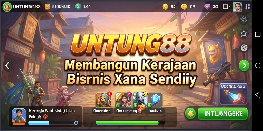 Gameplay UNTUNG88 yang menarik dengan elemen Tycoon yang seru.