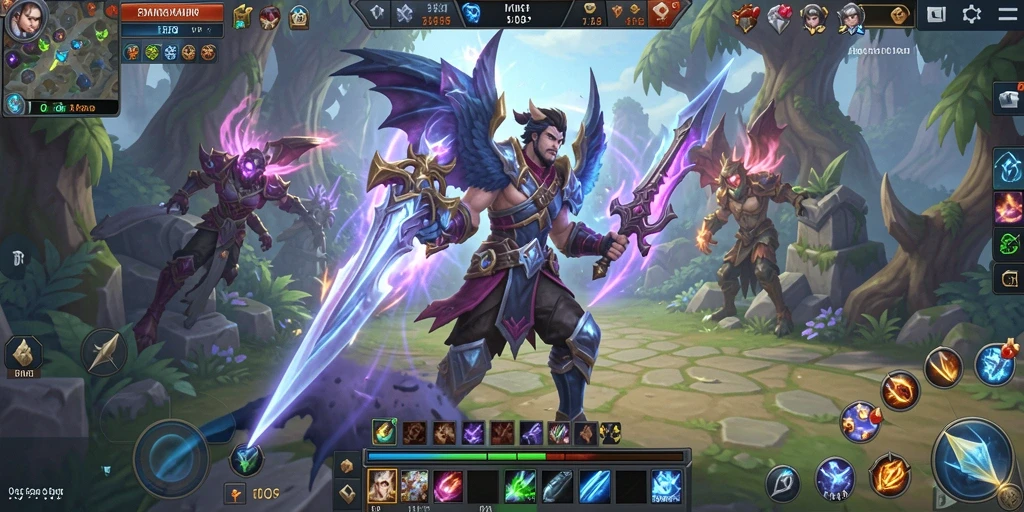 Tampilan gameplay <strong>V07</strong> yang epik dalam dunia MMORPG.