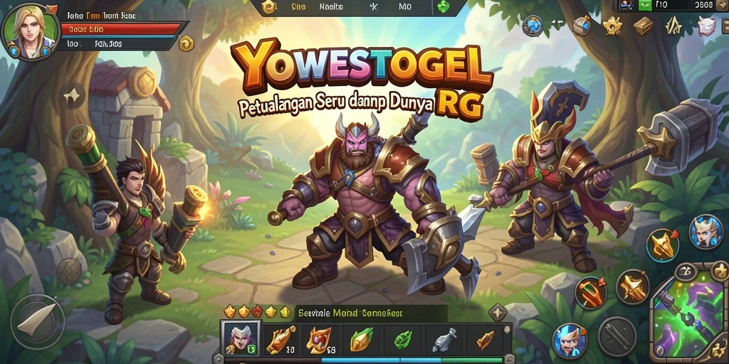 Tampilan gameplay RPG yang memukau dalam YOWESTOGEL.